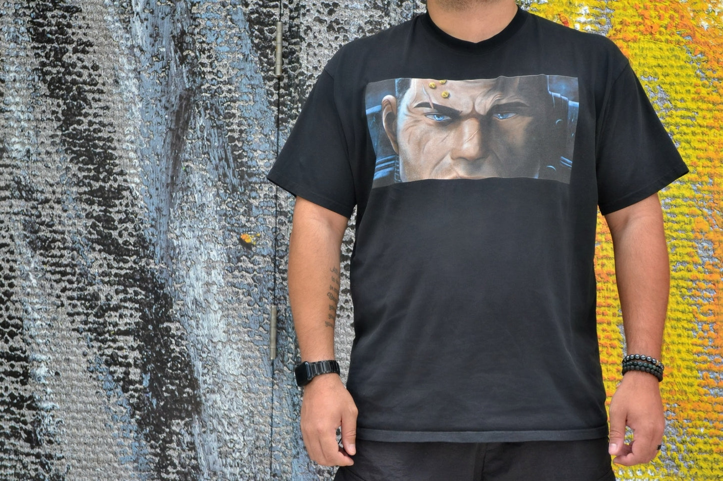 Born Without Fear (Oversized Faded Black)