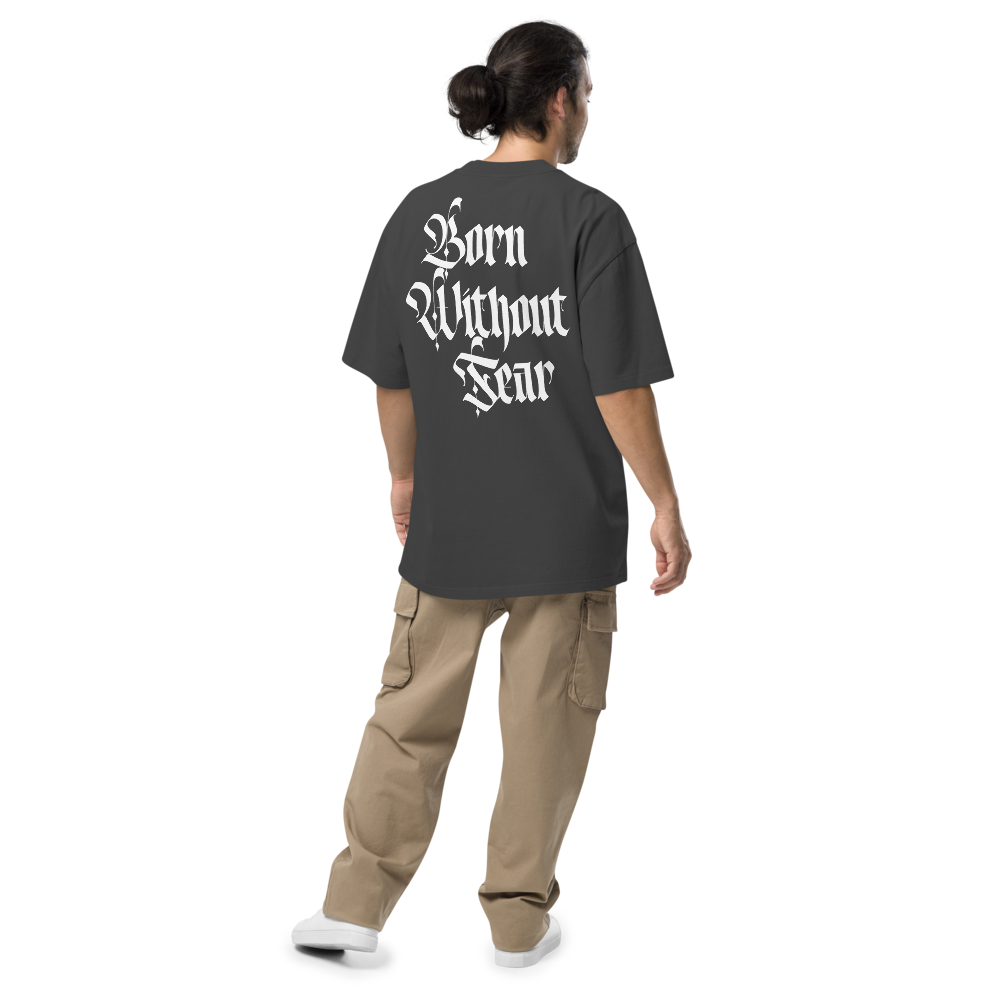 Born Without Fear (Oversized Faded Black)