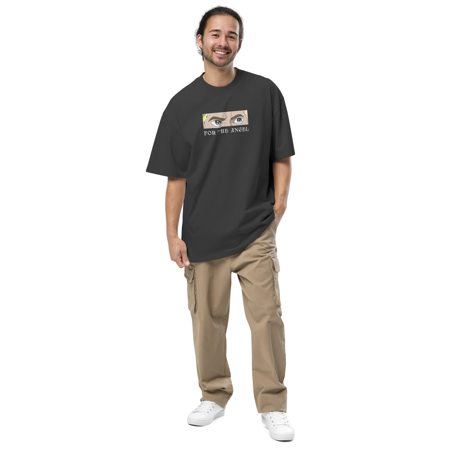 For The Angel (Oversized Faded Black)