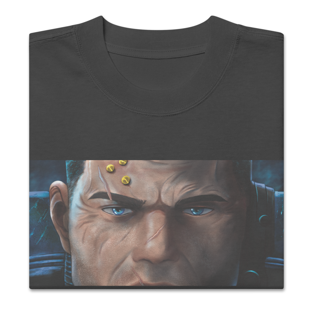 Born Without Fear (Oversized Faded Black)