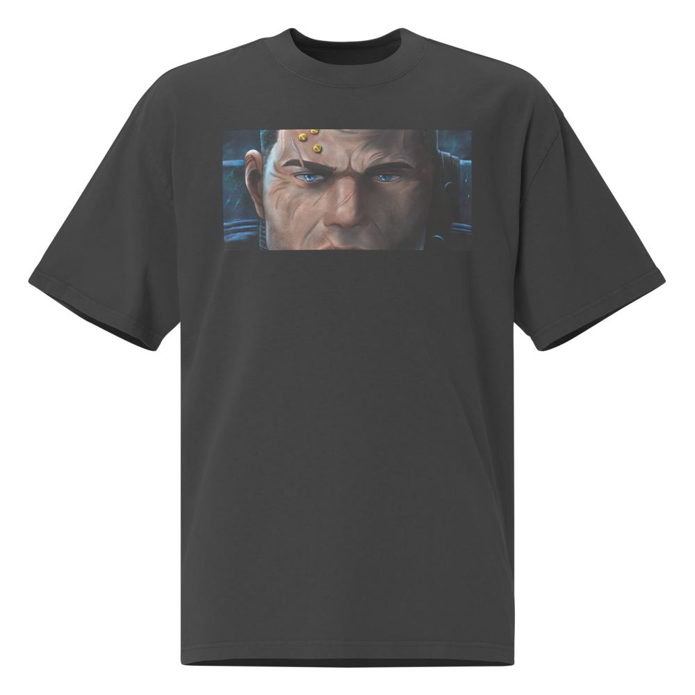 Born Without Fear (Oversized Faded Black)