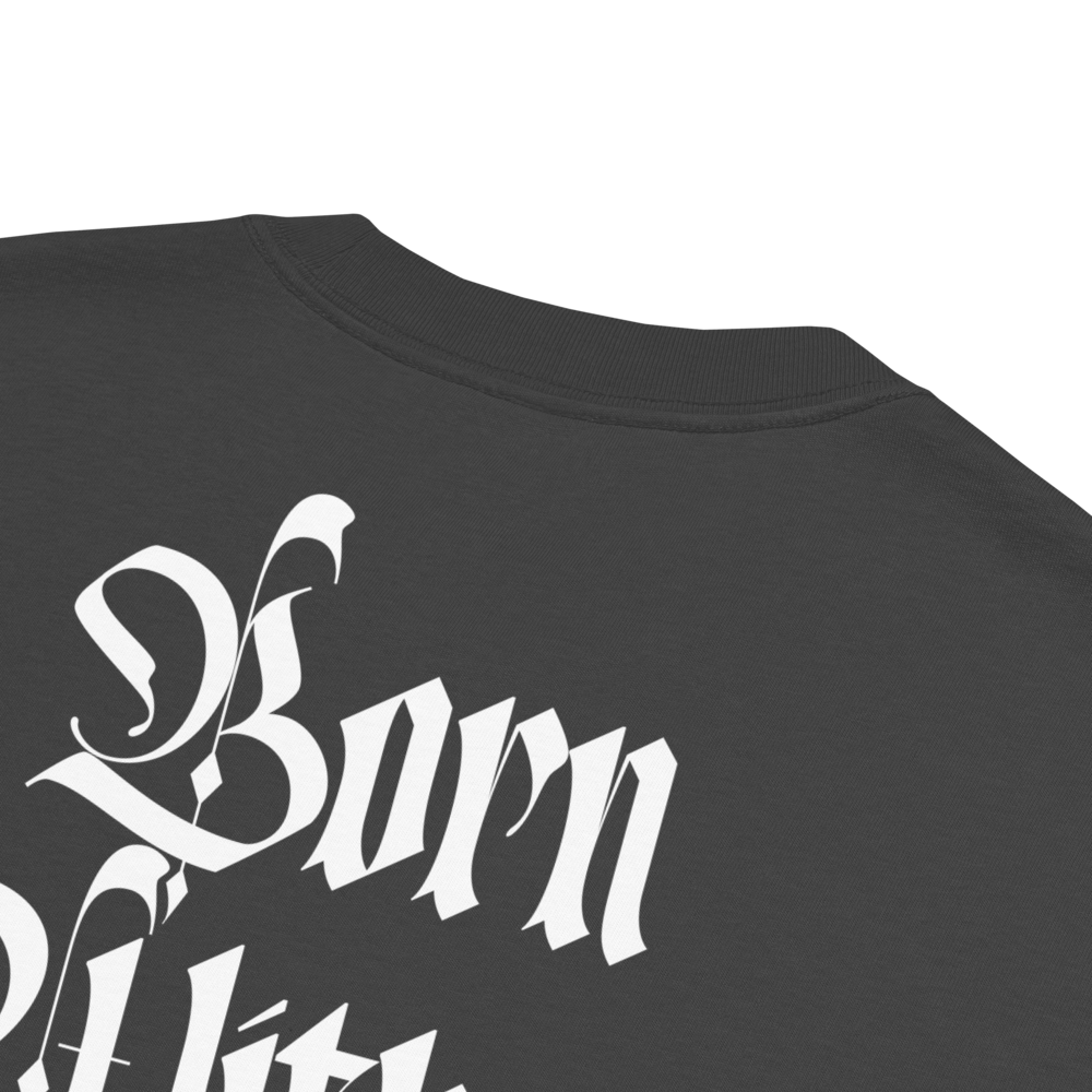 Born Without Fear (Oversized Faded Black)