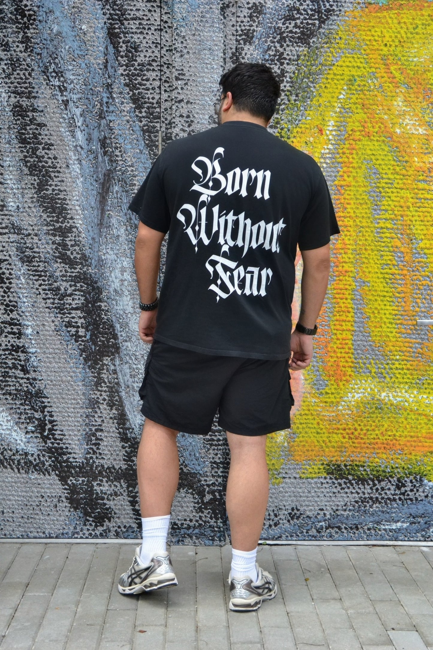 Born Without Fear (Oversized Faded Black)